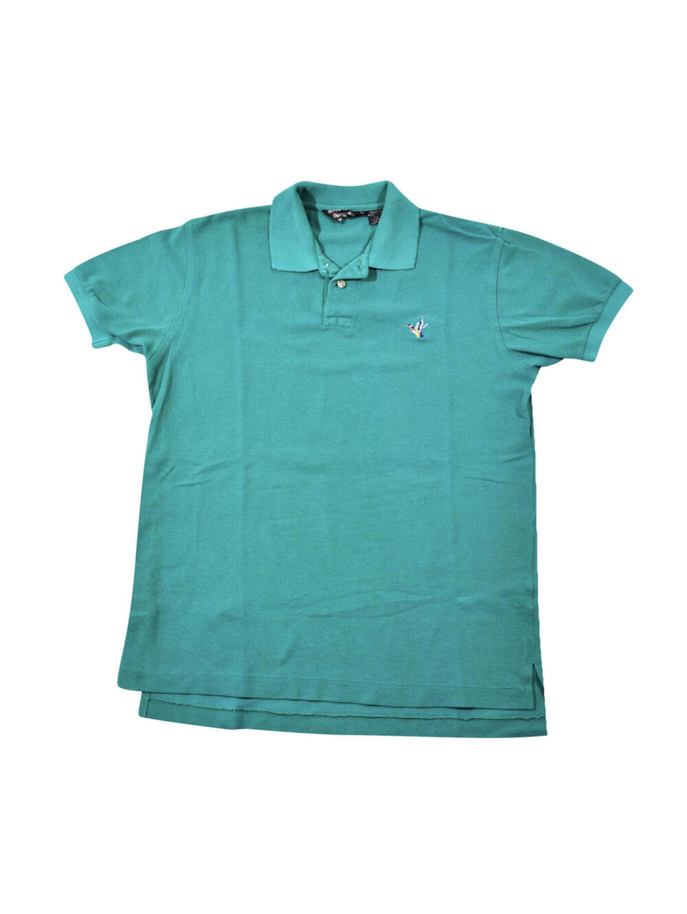 Vintage Arrow Sportsman Hunting Green Bird Ducks 90s Polo Size Medium